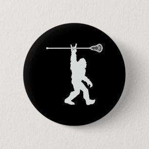Lacrosse-shirt Vintage Lax Bigfoot Sasquatch Youth 6 Cm Round Badge