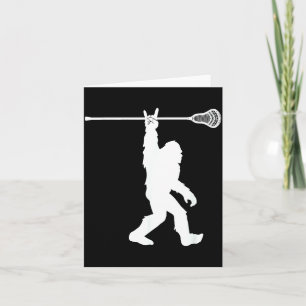 Lacrosse-shirt Vintage Lax Bigfoot Sasquatch Youth Card
