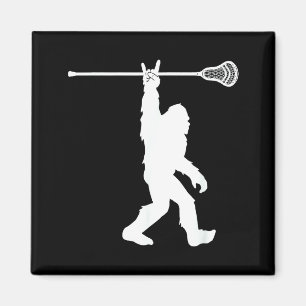 Lacrosse-shirt Vintage Lax Bigfoot Sasquatch Youth Magnet