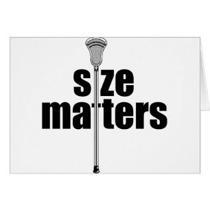 Lacrosse Size Matters