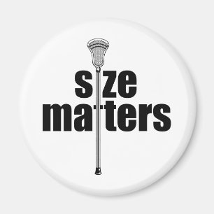 Lacrosse Size Matters Magnet