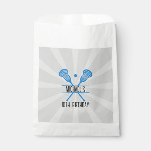 Lacrosse Sports Birthday Favour Bags