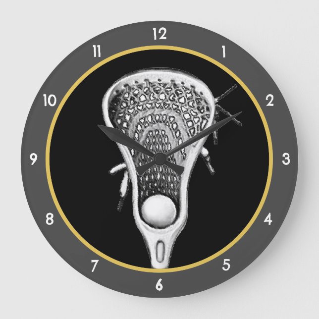 Lacrosse Sports Clock (Front)