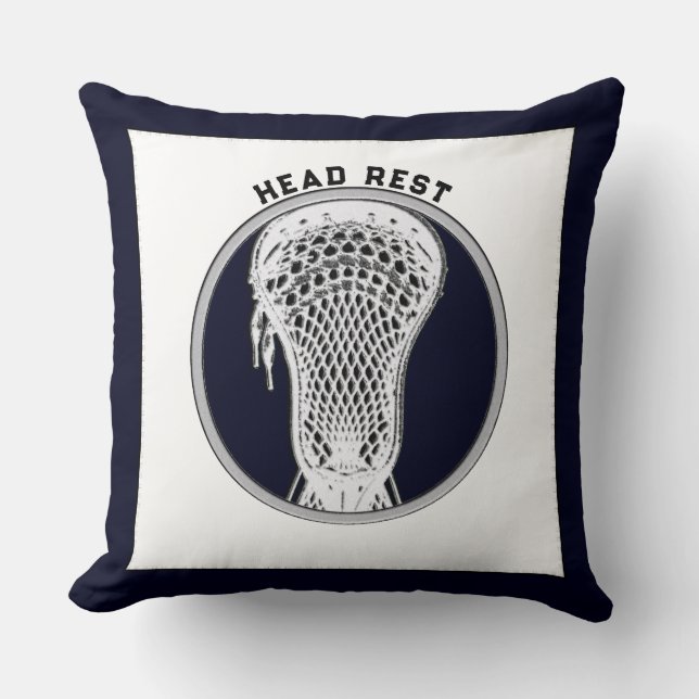 Lacrosse Sports Decor Cushion (Front)