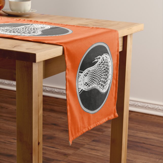 Lacrosse Sports Event Short Table Runner (In Situ)