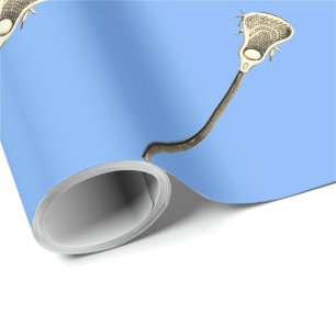 Lacrosse Sports Gift Wrapping Paper
