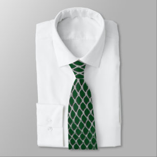 Lacrosse Sports Green Tie