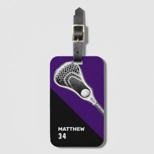 Lacrosse Sports Luggage Tag