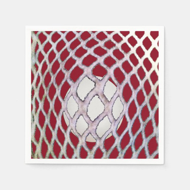 Lacrosse Sports Napkin (Front)