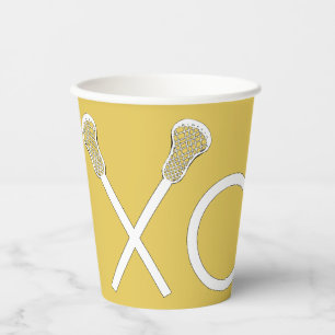 Lacrosse Sports Paper Cups