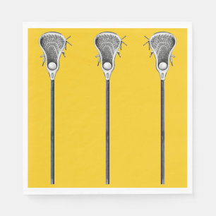 Lacrosse Sports Party Napkin