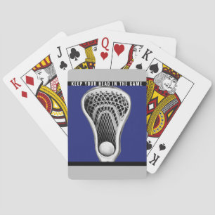 Lacrosse Sports Playing Cards
