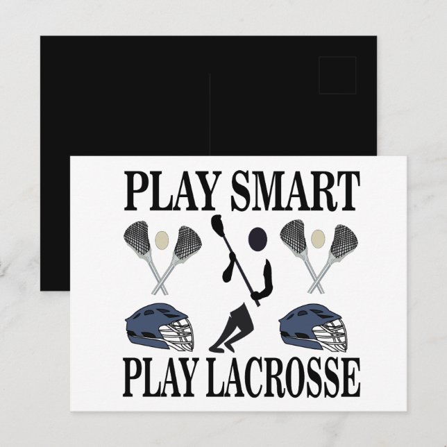 Lacrosse Sports Postcard (Front/Back)