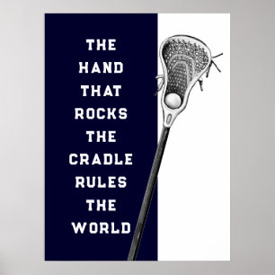 Lacrosse Sports Poster