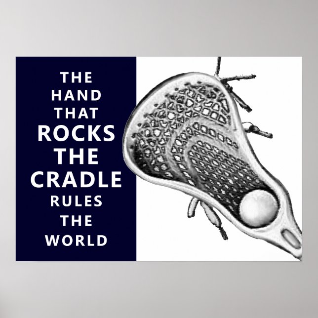 Lacrosse Sports Poster (Front)