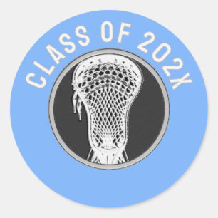 Lacrosse Sports Senior Night Classic Round Sticker