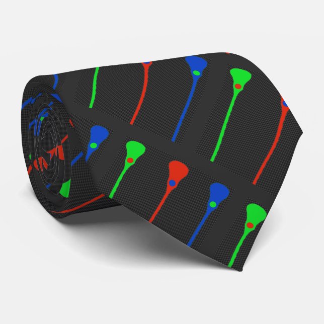 Lacrosse Sports Tie (Rolled)