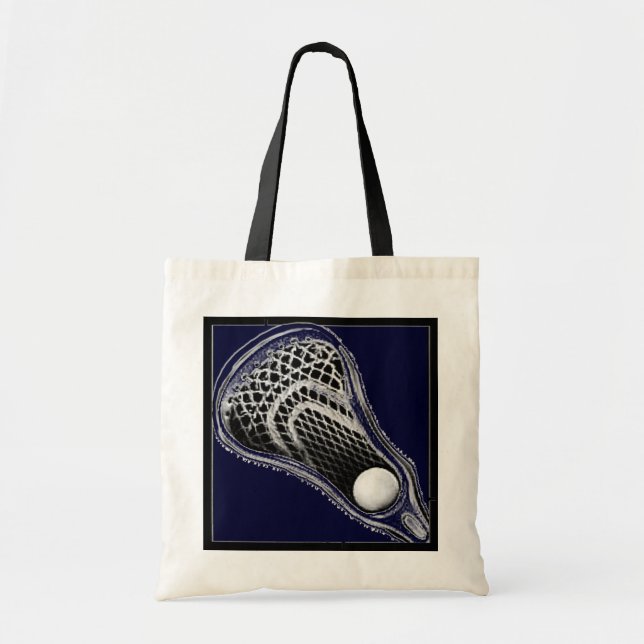 Lacrosse Sports Tote Bag (Front)