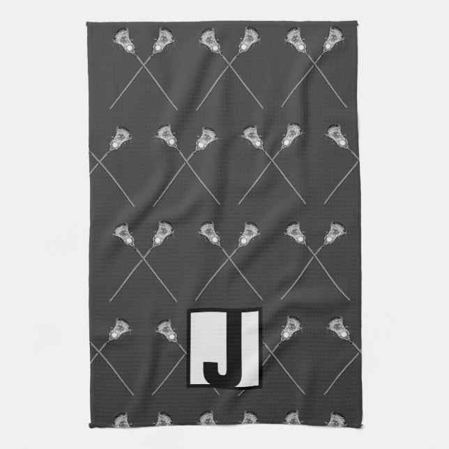 Lacrosse Sports Towel (Vertical)