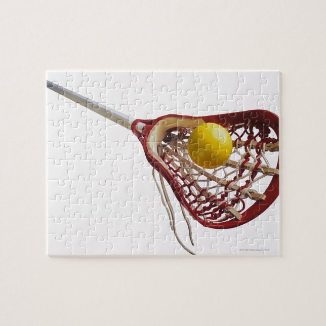 Lacrosse stick and ball jigsaw puzzle (Horizontal)