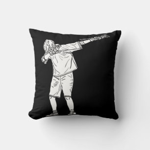 Lacrosse Stick Boy Dabbing Youth Dab Dance Cushion
