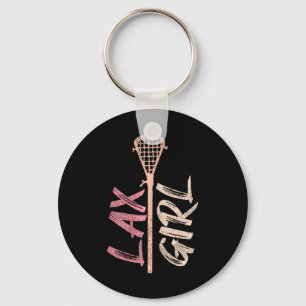Lacrosse Stick Lax Girl Player Mum Goalie Wife Wom Key Ring
