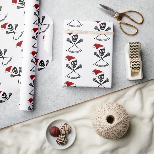  Lacrosse Sticks Christmas  Wrapping Paper (Crafts)