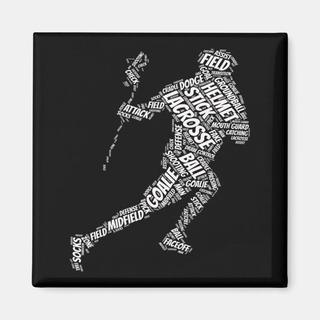 lacrosse sticks for boys Sports & Fitness cool Nov Magnet (Front)