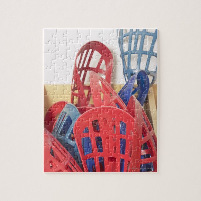 Lacrosse sticks jigsaw puzzle (Vertical)