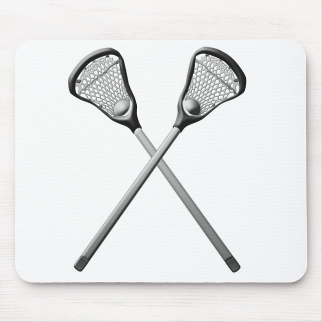 Lacrosse Sticks Mouse Mat (Front)
