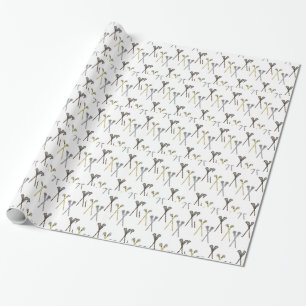 Lacrosse Sticks Wrapping Paper