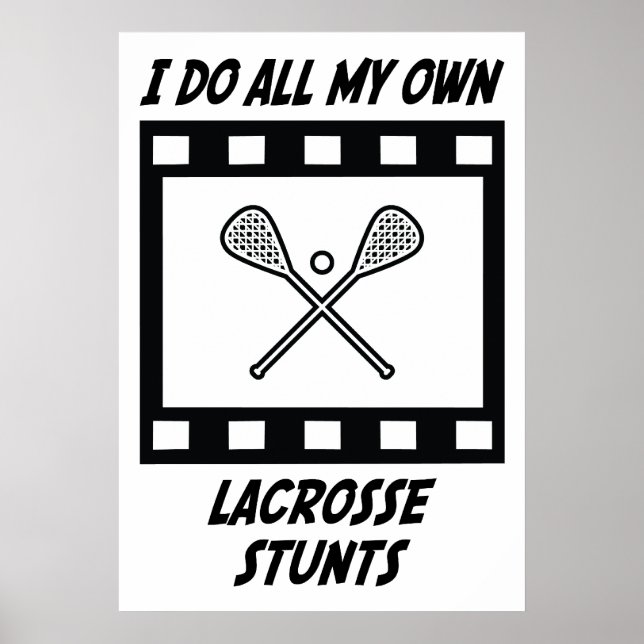 Lacrosse Stunts Poster (Front)