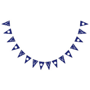 Lacrosse Team Blue Bunting Flags