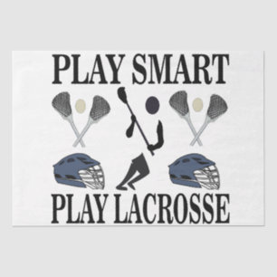 Lacrosse Team Coach Player Birthday Tissue Paper
