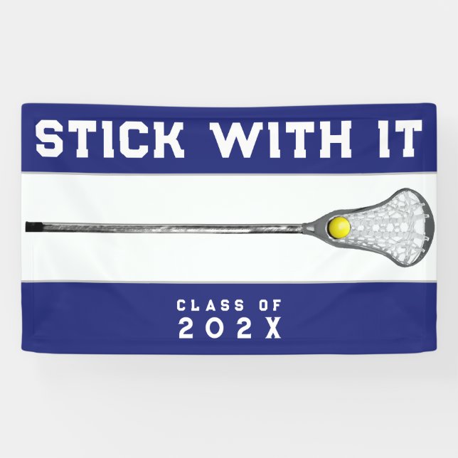 Lacrosse Team Congrats Banner (Horizontal)