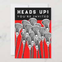 Lacrosse Team Event Invitations