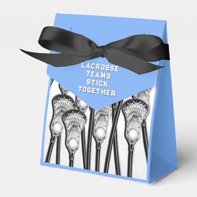 Lacrosse Team Favour Box (Front Side)