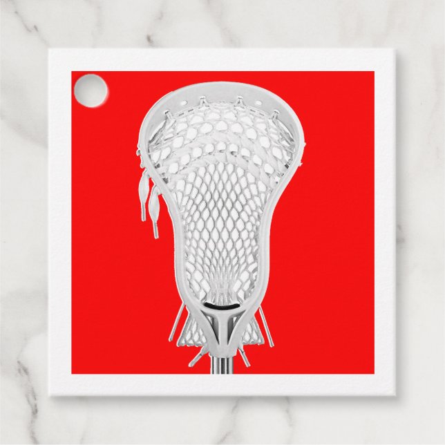 Lacrosse Team Favour Tags (Front)
