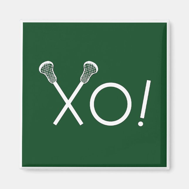 Lacrosse Team Gifts Magnet (Front)