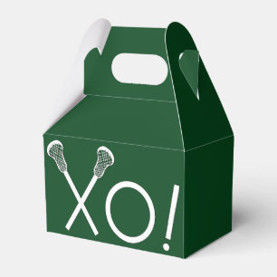 Lacrosse Team Green Favour Box