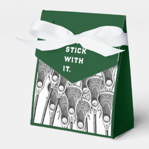 Lacrosse Team Green Favour Box