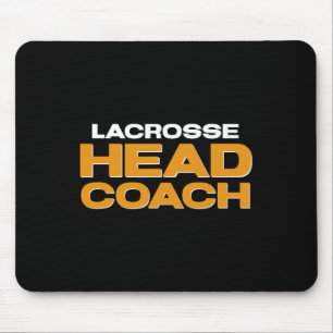 Lacrosse Team Head Coach  Mouse Mat
