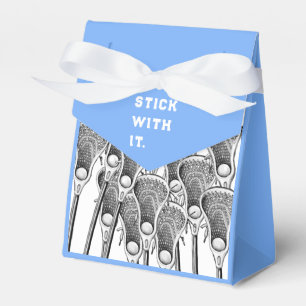Lacrosse Team Light Blue Favour Box