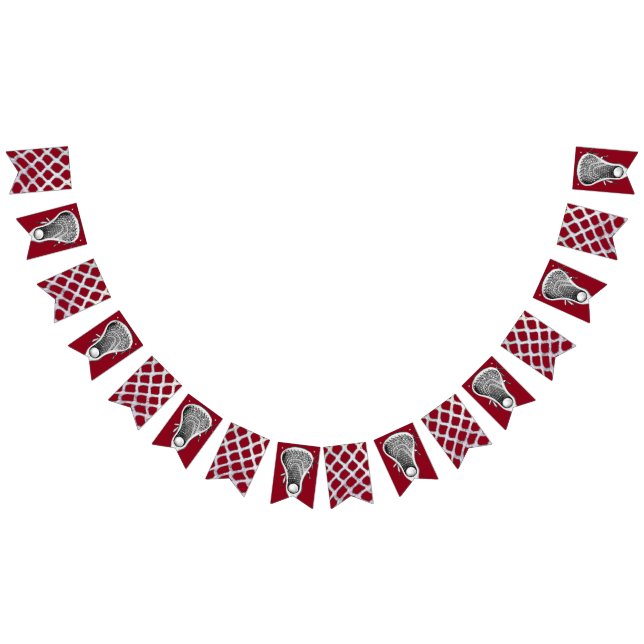 Lacrosse Team Maroon Bunting (All)