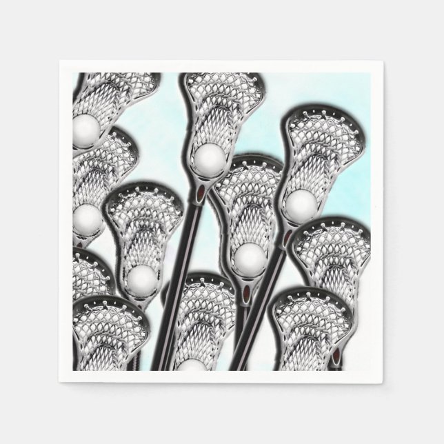 Lacrosse Team Napkin (Front)