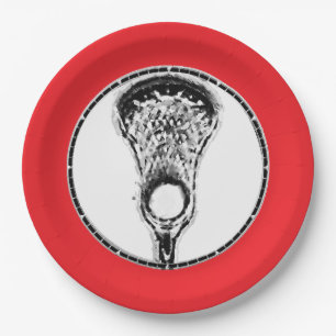 Lacrosse Team Party Paper Plate