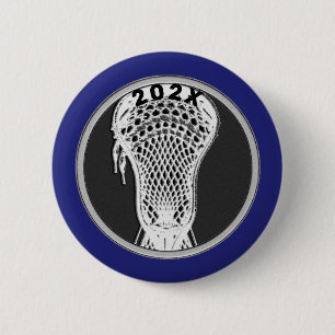 Lacrosse Team Player Keepsake Gift Button