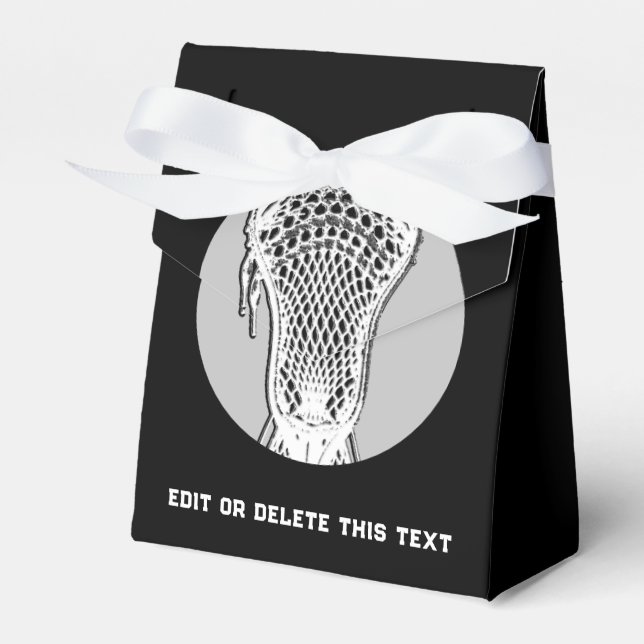 Lacrosse Team Senior Night Favour Box (Front Side)