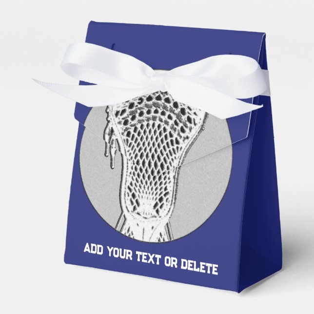Lacrosse Team Senior Night Favour Box (Front Side)