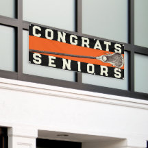 Lacrosse Team Seniors Orange Congrats